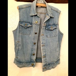 American Apparel Jean Vest